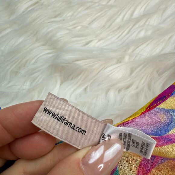 Luli Fama Women's BAJO UN MISMO SOL South Beach Cover Up Dress Multicolor Size M - Picture 6 of 16